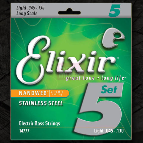 045-130 Elixir Bass Strings 5