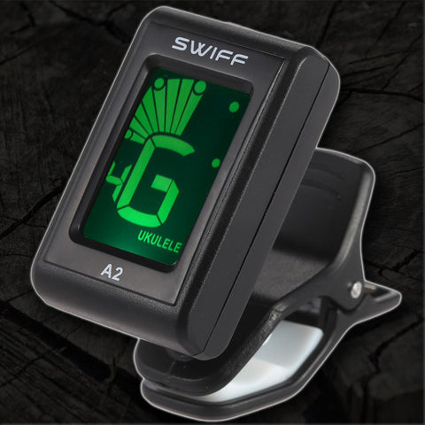 Chromatic Mini Clip-On Guitar Tuner Automatic Digital Tone Tuner for Acoustic, Electric & Bass