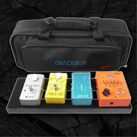 Guitar Effect Pedal Board Setup 40X13 CM DIY With Magic Tape