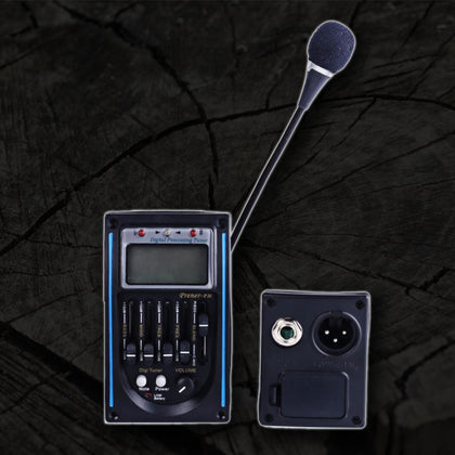 Piezo Acoustic Guitar Pickup with Tone & Volume Control, EQ Equalizer System & more