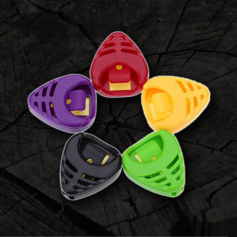 Professional Guitar Pick Holder 5 Pcs Set (Sticky)