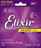 Elixir Nanoweb Strings for Acoustic Guitar (Different Gauges)
