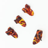 Celluloid Finger Guitar Pick Set (1 Thumb, 3 Fingerpicks)