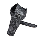 Leather Embossed Guitar Strap for Electric, Acoustic & Folk Guitar