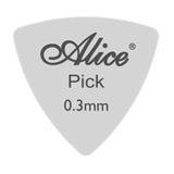 12 Bass Guitar Picks Stainless Steel 0.30mm in Heart or Triangle Shape